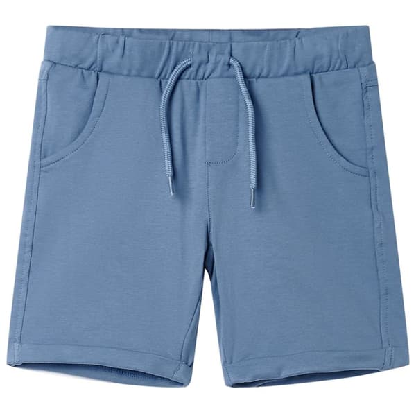 Barnshorts med snöre mörkblå 104