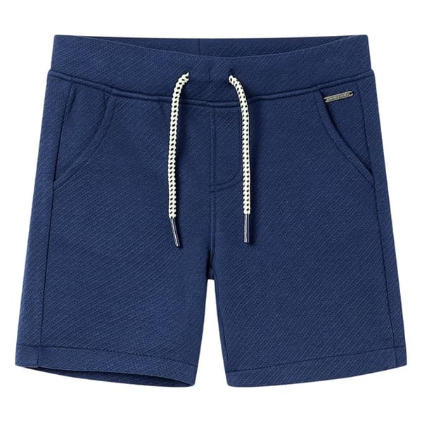 Barnshorts med snöre mörkblå 140