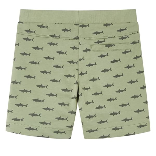 Barnshorts med snöre blandad ljus khaki 128