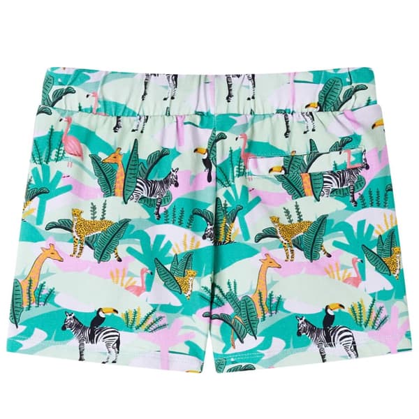 Shorts med snöre för barn ljus mintgrön 104