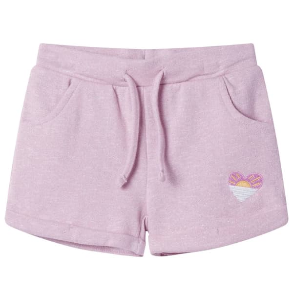 Barnshorts med snöre blandad lila 140