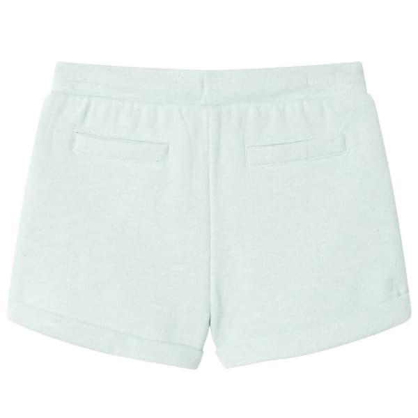 Barnshorts med snöre blandad ljus mintgrön 92