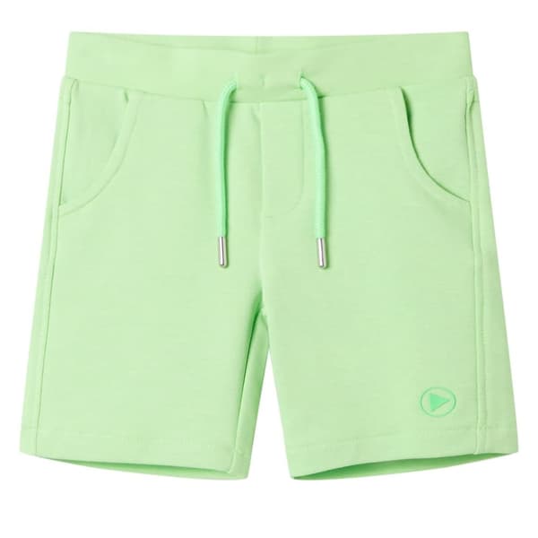 Barnshorts fluogrön 116