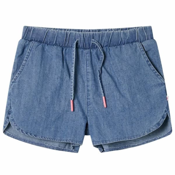 Barnshorts denimblå 104
