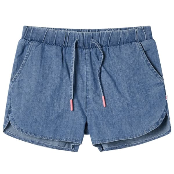 Barnshorts denimblå 92