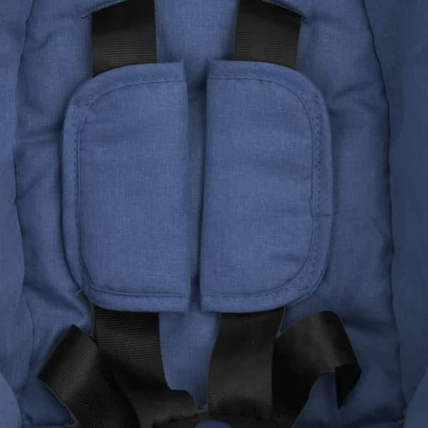 vidaXL babyautostol 42x65x57 cm marineblå