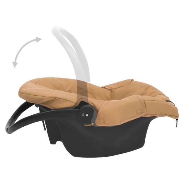 vidaXL babyautostol 42x65x57 cm gråbrun