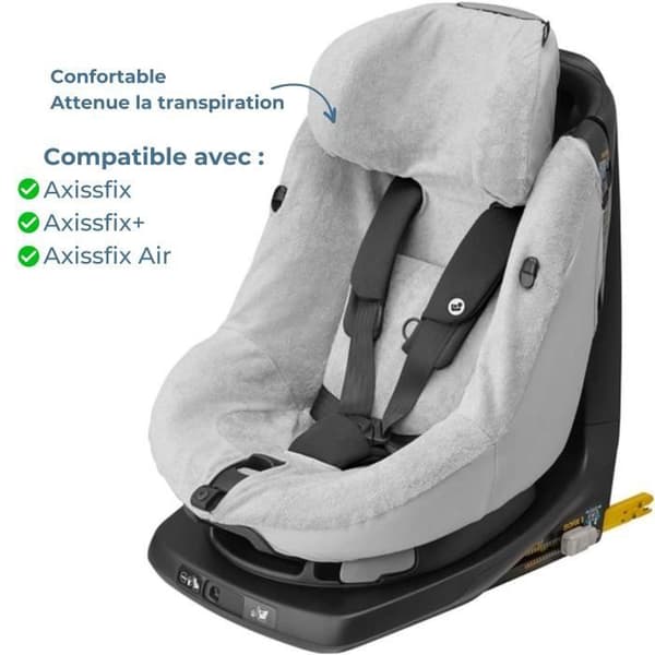 MAXI-COSI svampskydd för Axissfix/Axissfix+/Axissfix Air bilbarnstolar - Fresh Grey