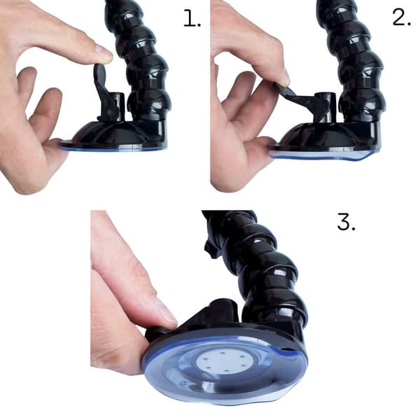 GoPro Sugkopp Bilfäste + Adapter