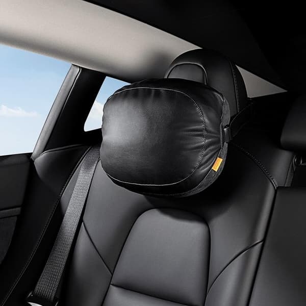 Baseus Bilnackstödskudde med 2 Material ComfortRide Series - Svart