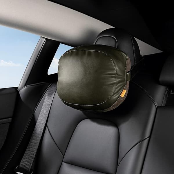 Baseus Bilnackstödskudde med 2 Material ComfortRide Series - Mörkgrön