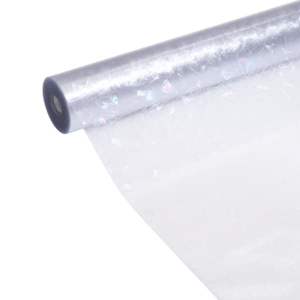 Fönsterfilmer 5 st frostat 3D regnbågsmönster PVC