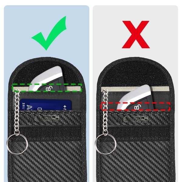 Tech-Protect Nyckellös RFID Signal Blocker Faraday Skal - Carbon