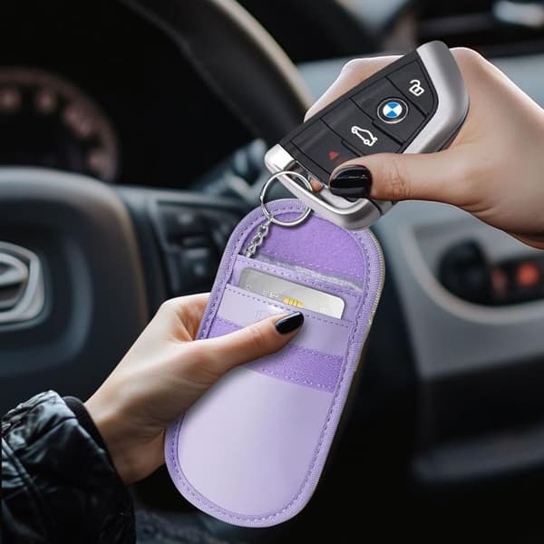 Tech-Protect Nyckellös RFID Signal Blocker Faraday Skal - Lavender