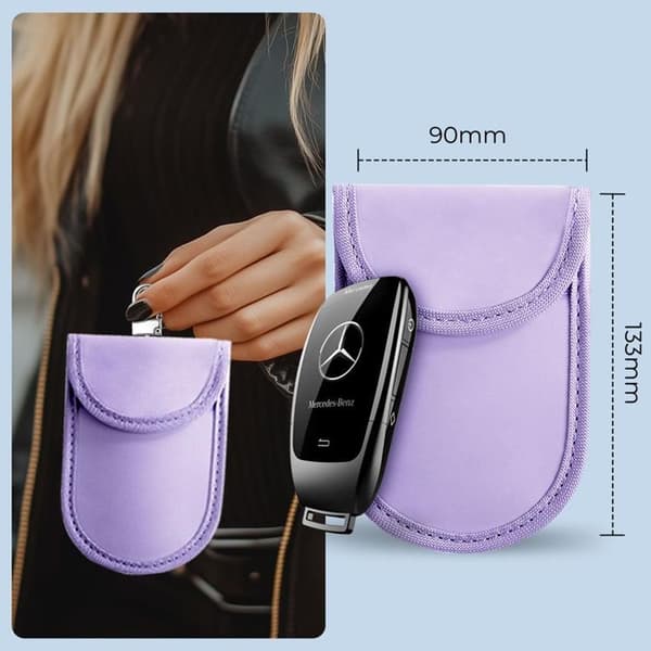 Tech-Protect Nyckellös RFID Signal Blocker Faraday Skal - Lavender