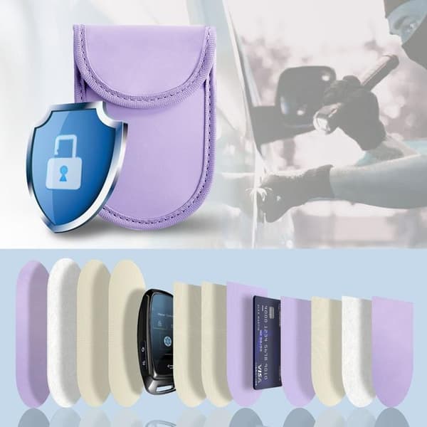 Tech-Protect Nyckellös RFID Signal Blocker Faraday Skal - Lavender