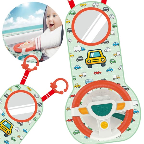 WOOPIE BABY Interaktiivinen Ohjauspyörä Auton Pieneen Kuljettajasarjaan
