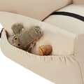 Miniatyrbillede 9 af 11: Bilsæde hund Milow, polstret, med sikkerhedsline - beige