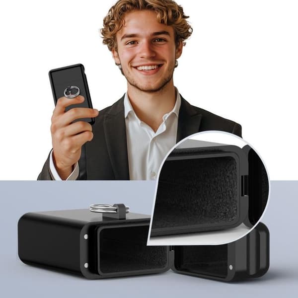 Tech-Protect Nyckellös RFID Signal Blocker Faraday Skal - Svart