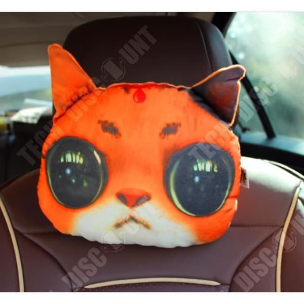 TD® Rolig 3D Cat Print Kudde Kudde Kreativ Söt Fylld Docka Present Heminredning