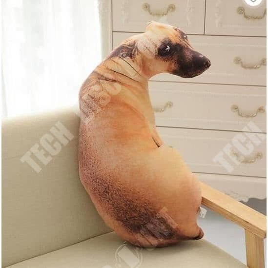 TD® Rolig 3D Dog Print Kudde Kreativ Söt Uppstoppad Docka Present Heminredning appshopee 220181452