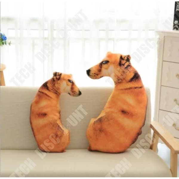 TD® SA Rolig 3D Dog Print Kudde Kudde Kreativ Söt Fylld Docka Present Heminredning 153072455