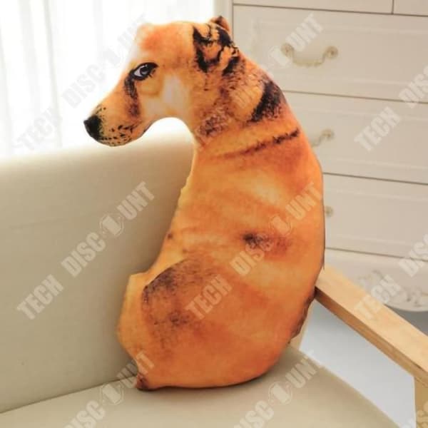 TD® SA Rolig 3D Dog Print Kudde Kudde Kreativ Söt Fylld Docka Present Heminredning 153072455