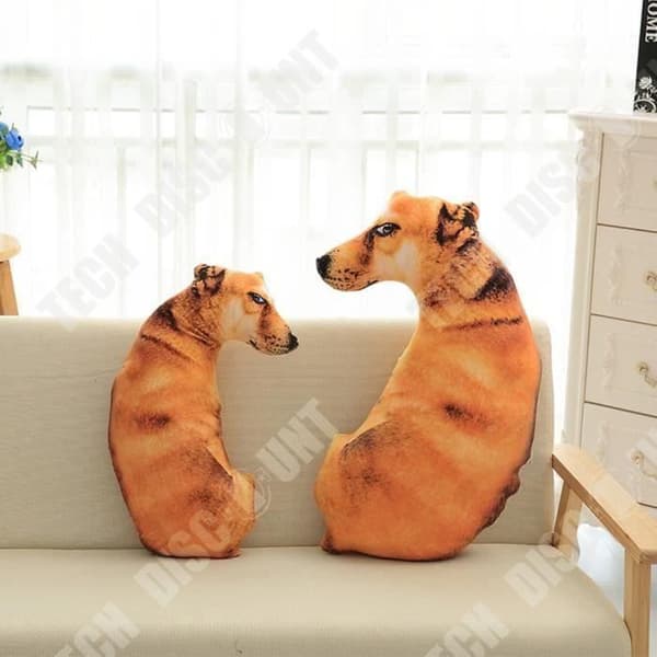 TD® Rolig 3D Dog Print Kudde Kudde Kreativ Söt Fylld Docka Present Heminredning