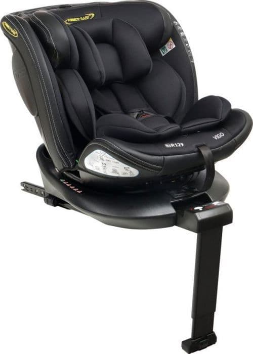 Sommarbabystol VIGO 40-150 cm i-Size 360 vridbar med stabiliserande ben