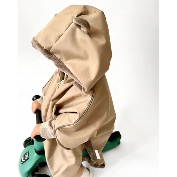 Housse bilbarnstol - housse för babynest - housse för barnvagn Cuddledry PIAPIMO-BILPONCHO BEIGE 75-105CM