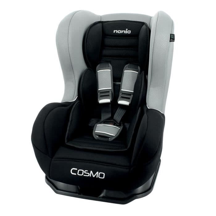 NANIA Cosmo-turvaistuin Riser + Foam + Buckle Group 0/1 - Syntynyt 18 kg - Harmaa