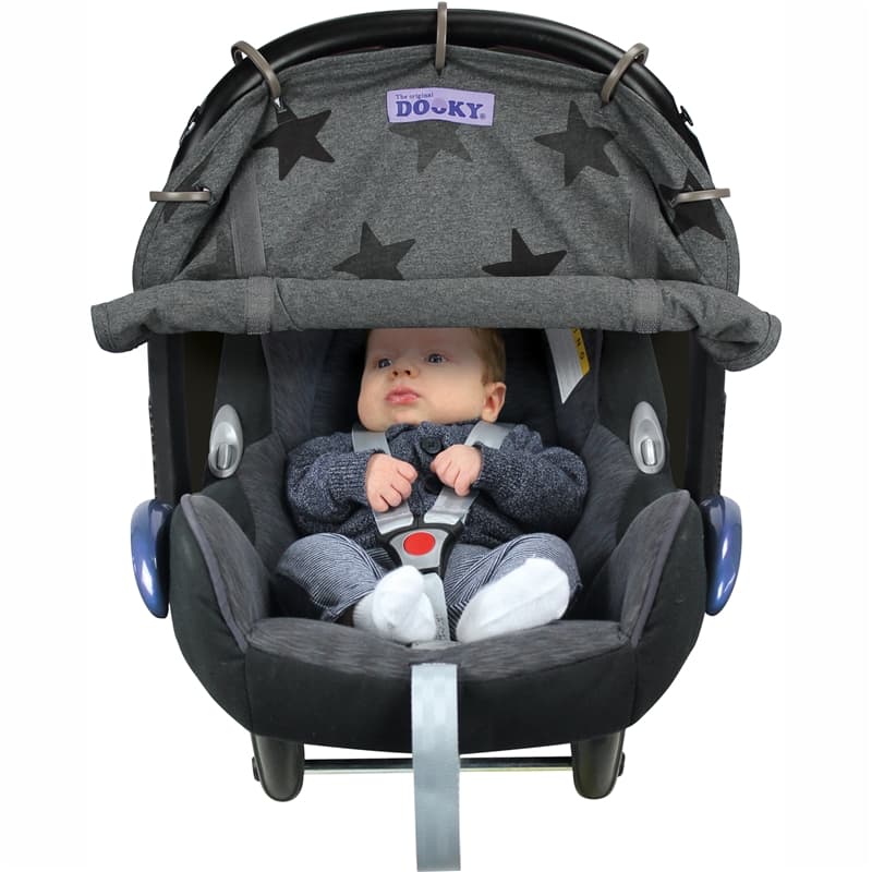 Dooky Universal Cover Grey Stars