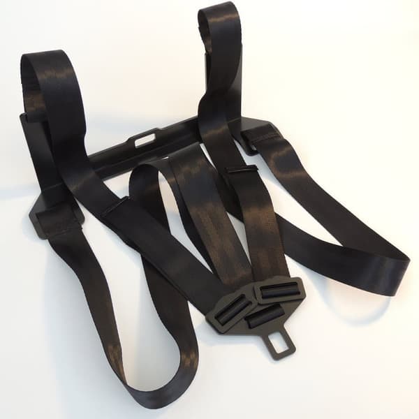 Universal stål ISOFIX-kopplingsfäste Bilsäkerhetsstolsfäste & fast bandbälte