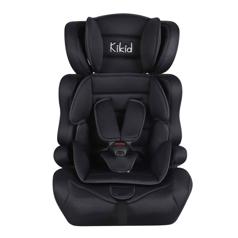 Kikid Bilbarnstol Basic, 9-36 kg, Black Edition