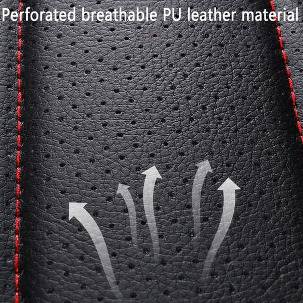 Universal 5-Seat Car Seat Cover Deluxe Faux læder komplet sæt sædebetræk bil sæt, sort