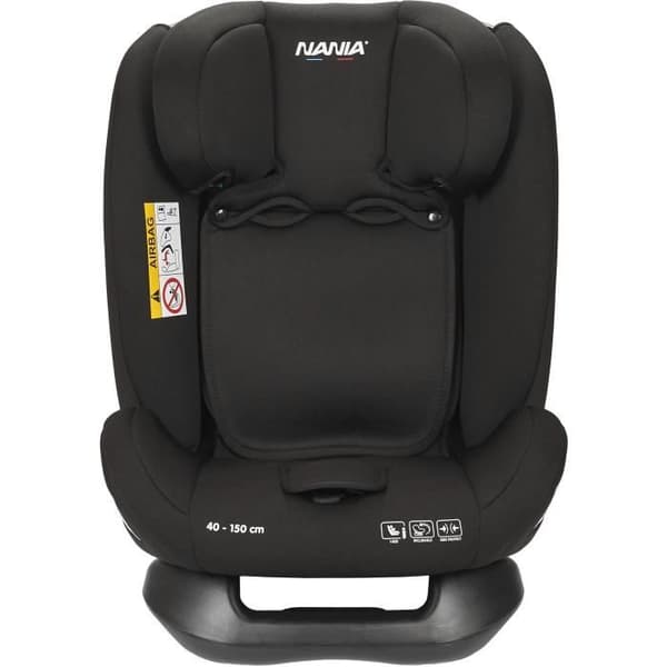 NANIA ANGELUS bilbarnstol - I-Size 40-150 cm - Justerbar - Från 0 till 12 år - Grupp 0+/1/2/3 - Liggande - Sidoskydd - Rygg
