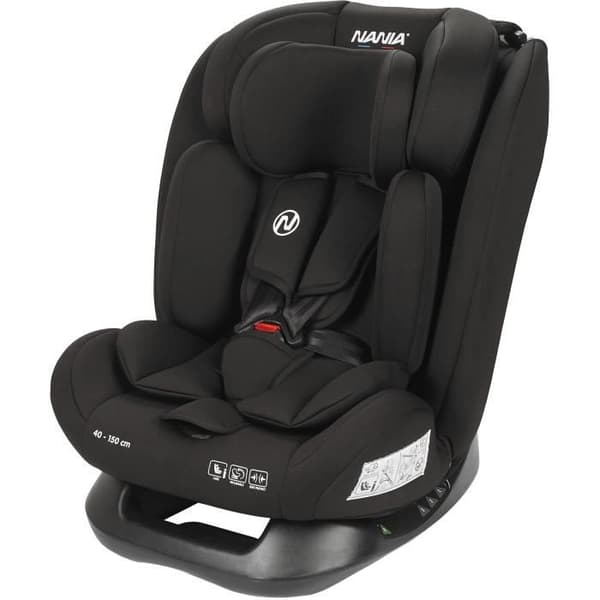 NANIA ANGELUS bilbarnstol - I-Size 40-150 cm - Justerbar - Från 0 till 12 år - Grupp 0+/1/2/3 - Liggande - Sidoskydd - Rygg