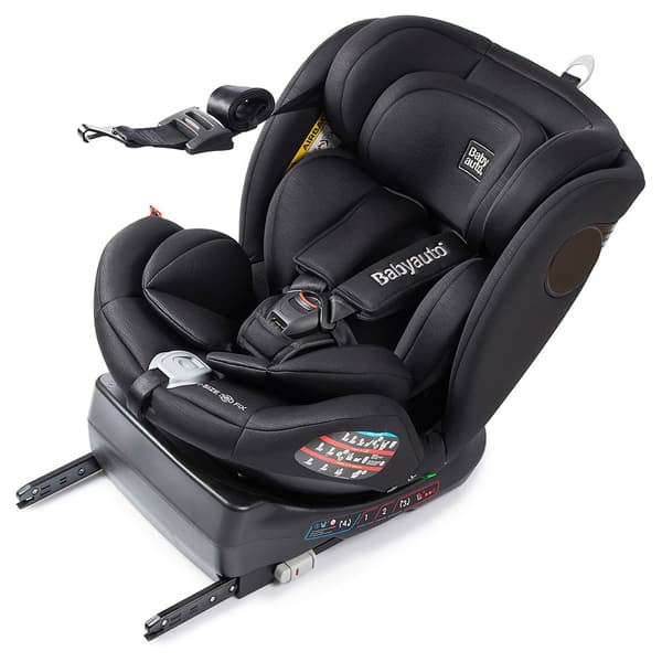 Babyauto Auton Istuin Anura I-size 40 150 Giratoria Isofix Top Tether Musta