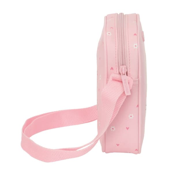 Skuldertaske Safta Kanin Pink 16 x 18 x 4 cm
