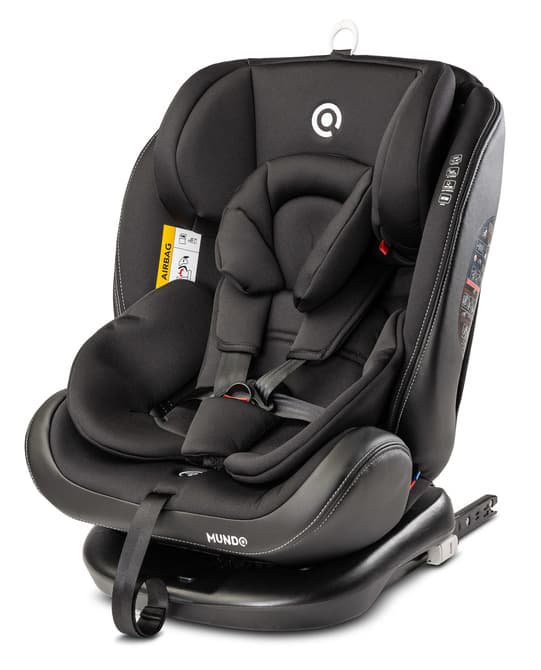 Bilbarnstol Mundo 0-36 kg ISOFIX – Svart