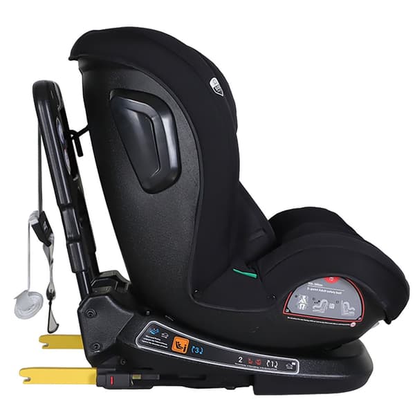 Kikid Premium Bilstol 40-150cm i-Size 360 ISOFIX R129, Svart