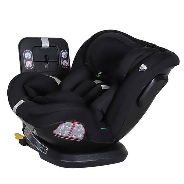 Kikid Premium Bilstol 40-150cm i-Size 360 ISOFIX R129, Svart