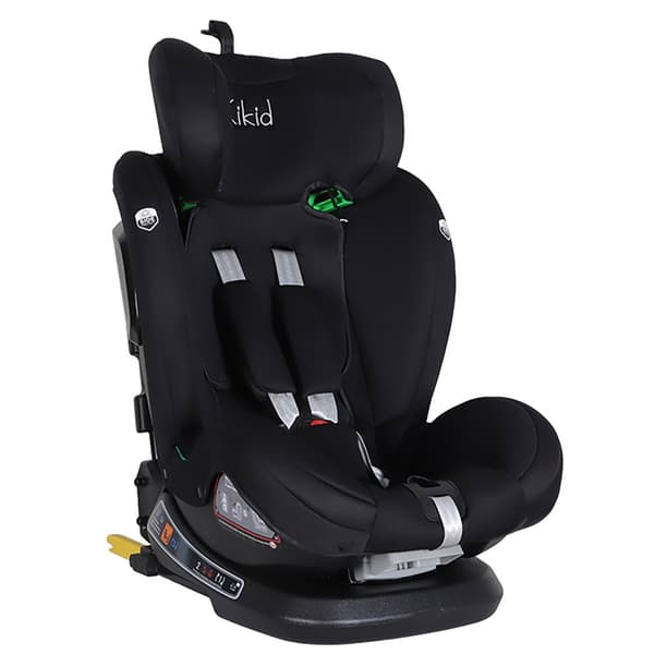 Kikid Premium Bilstol 40-150cm i-Size 360 ISOFIX R129, Svart