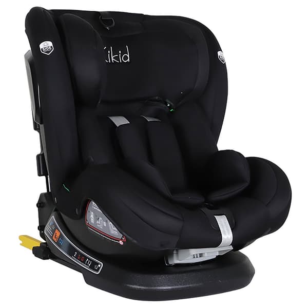 Kikid Premium Bilstol 40-150cm i-Size 360 ISOFIX R129, Svart