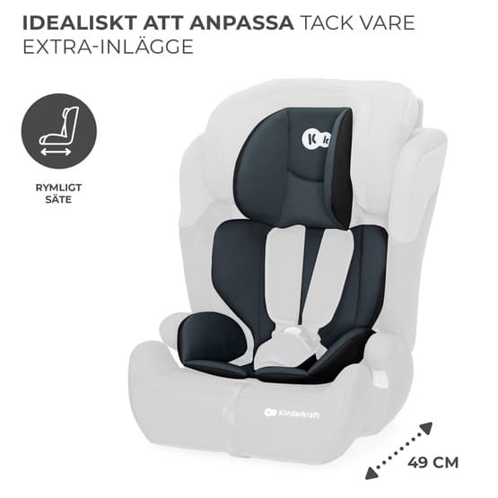 Bilbarnstol - Comfort Up I-Size 76-150 Cm Sort 8Kg