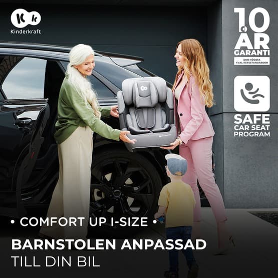Bilbarnstol - Comfort Up I-Size 76-150 Cm Sort 8Kg