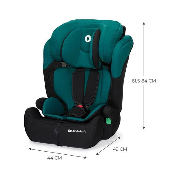 Bilbarnstol - Comfort Up I-koko 76-150 cm Vihreä 8kg