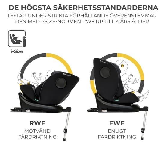 Autostol - I-360 I-Størrelse 40-150 Cm Sort