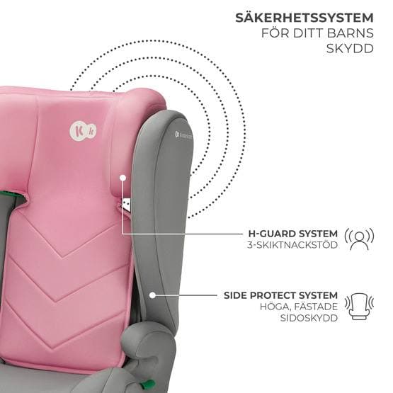 Bilbarnstol - I-Spark I-koko 100-150 cm Pinkki
