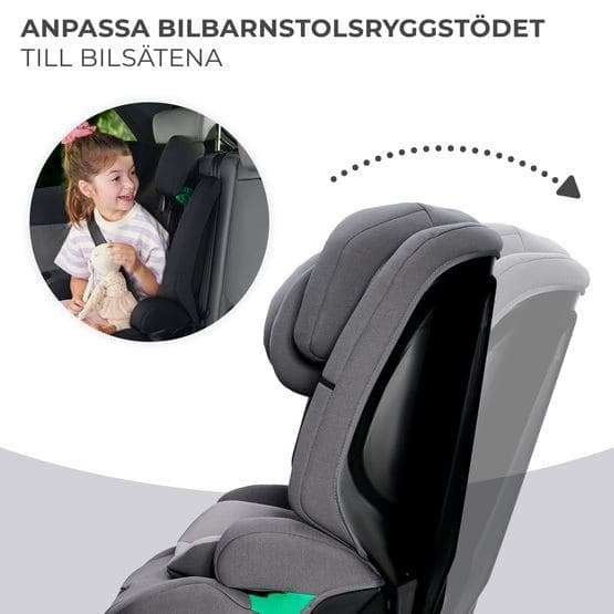 Bilbarnstol - Safety Fix 2 I-Størrelse 76-150Cm Grå 8K